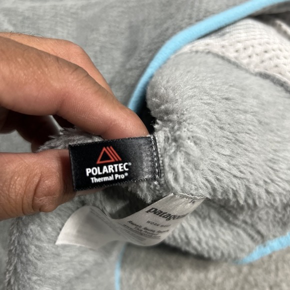 Patagonia Sweater Womens Medium Re Tool Snap-T Pullover Fleece Sweatshirt Gray - Picture 6 of 12